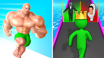 Muscle Rush Vs Giant Rush 🔮🗾🍎Max New Levels Walkthrough Android iOS Gameplay 101011