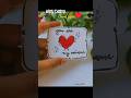 Cute Handmade Card Idea♥️💡#love #diy#shorts#aestheticdiy#handmade #ArtInMotion#SatisfyingVideo