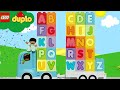 Alphabet song  lego duplo  cars trucks  vehicles cartoon  moonbug kids