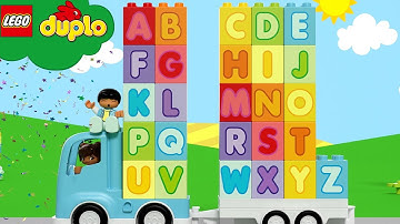 Alphabet Song! | Lego Duplo | Cars, Trucks & Vehicles Cartoon | Moonbug Kids