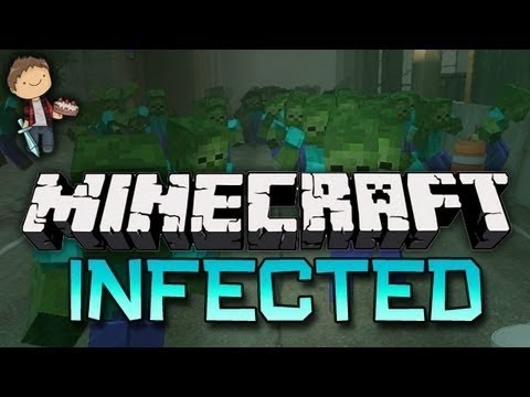 Minecraft: Infected ZOMBIES! Mini-Game w/Mitch & Jerome! - Minecraft: Infected ZOMBIES! Mini-Game w/Mitch & Jerome!
