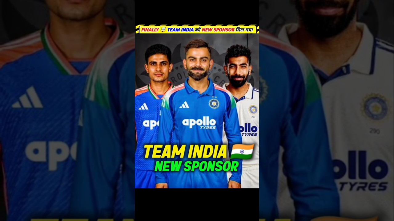 "Team India Ki Jersey Par Naya Naam! 🆕 Sponsor Reveal" 