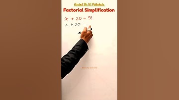 💯💯Factorial value 😱 आसानी से कैसे निकाले🔥🔥 | Maths By Arvind Sir #maths for ssc cgl