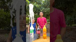 Mirinda, Sprite and mentos, Coca-Cola vs mentos