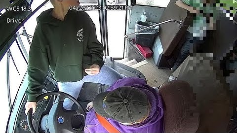 Student takes wheel when bus driver loses consciousness