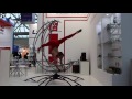 Прекрасные акробатические трюки на одном из стендов выставки Электро 2017 в Москве