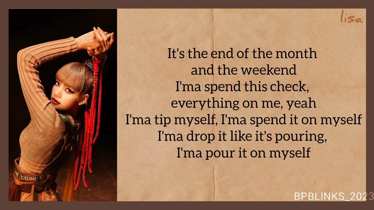 Lisa MONEY easy lyrics..#lisa #money