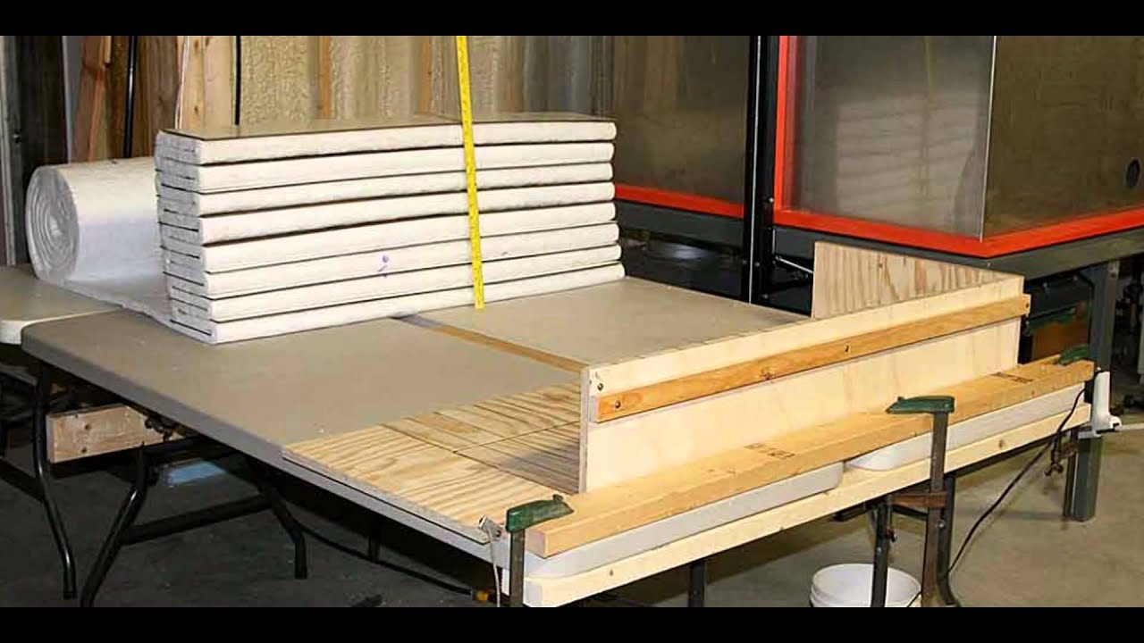 Kiln Modules From Folded Refractory Blanket YouTube