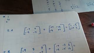 Lesson 3-5 Guided Practice Example 2A -2C Add and Subtract Matrices
