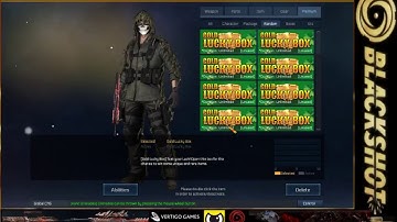 20+ Gold Box Openings and Character Setup Storage and Game Settings - Blackshot SEA