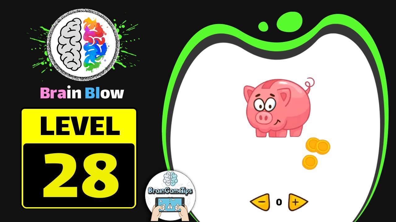 Brain Blow: Genius IQ Test - Level 28 How Many Coins Are In There Now Answer