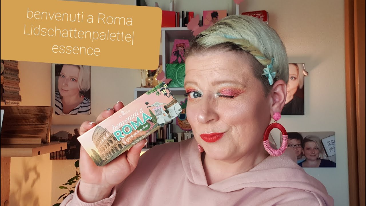 Lidschattenpalettenvorstellung/essence/benvenuti a Roma Palette - YouTube