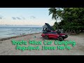 Toyota Hilux Camping at Pagudpud, Ilocos Norte (Alu-Cab Rooftop Tent, 270° Shadow Awning)