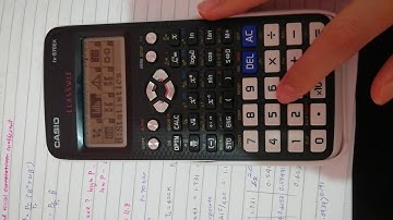 Double Interpolation Using Calculator Casio fx-570EX