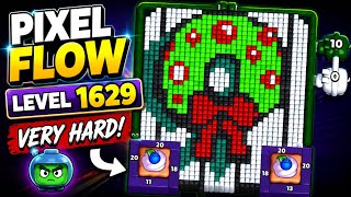 Pixel Flow Level 1629 🔥 VERY HARD Full Walkthrough Solution