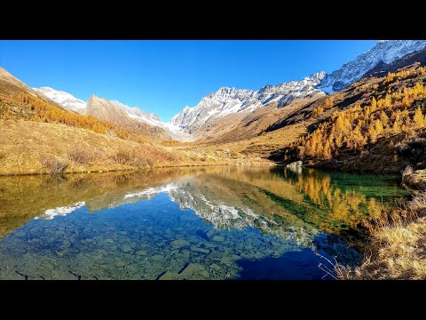 Hiking in Switzerland | Fafleralp to Anensee | Swiss Alps Canton Valais | 2021 (4K-Video)