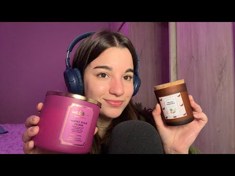 ASMR mi colección de Velitas 🕯️ | sonidos con tapas | candle sounds