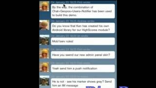 My Development Sample - Location Based Chatting. screenshot 4