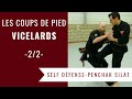 Les coups de pied vicelards 2 penchak silat  self defense