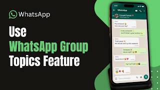 How to Use WhatsApp Group Topics Feature ! screenshot 4
