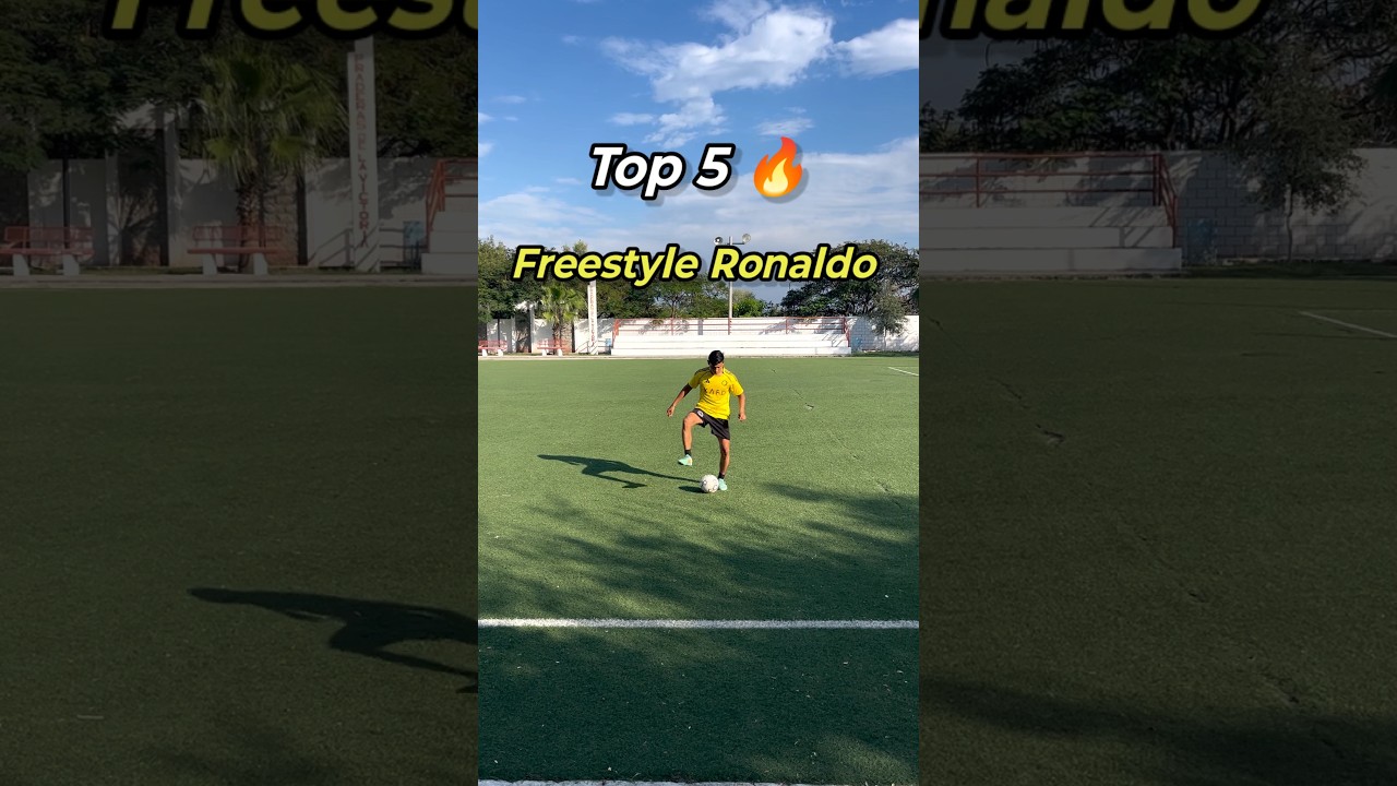 Top 5 Cristiano Ronaldo Freestyle Skills 🔥⚽ 