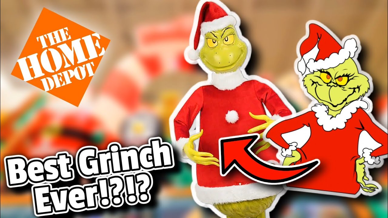 Я купил лучшего аниматроника Гринча! | Home Depot 2025: полная распаковка анимированного Гринча