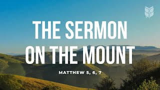 The Sermon on the mount. Matthew 5, 6, 7 - Holy Bible (NLT) #BibleVision