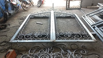 CÁCH LÀM cửa CỔNG sắt Mỹ thuật rất dễ làm mà lại đẹp/Anh tú Mỹ thuật phần 1