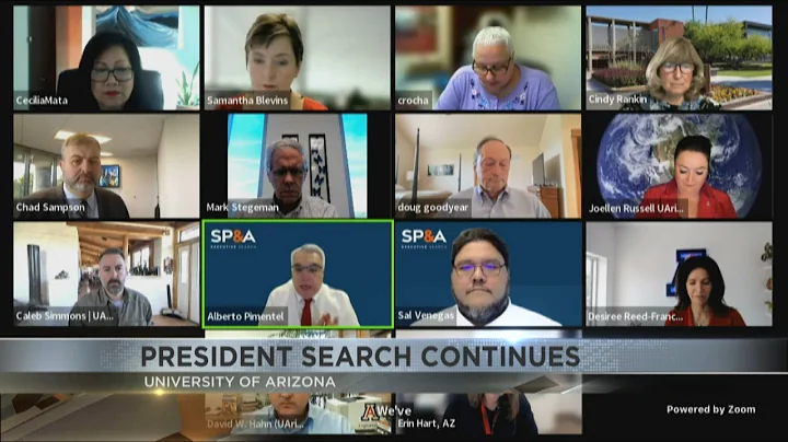 UA continues to narrow down search for president