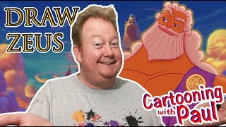 Draw Zeus from Disney's Hercules like a Disney Artist – easy