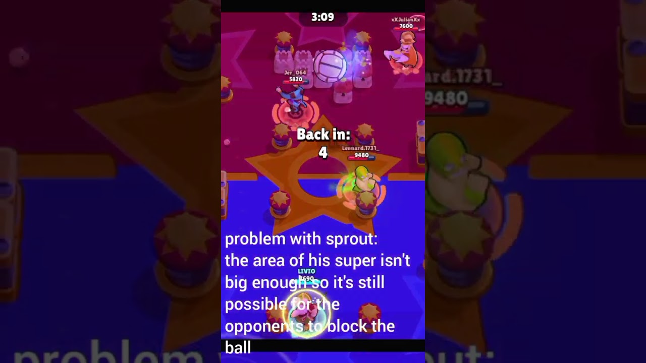 1000IQ idea to score with Sprout in Volleybrawl! 😱