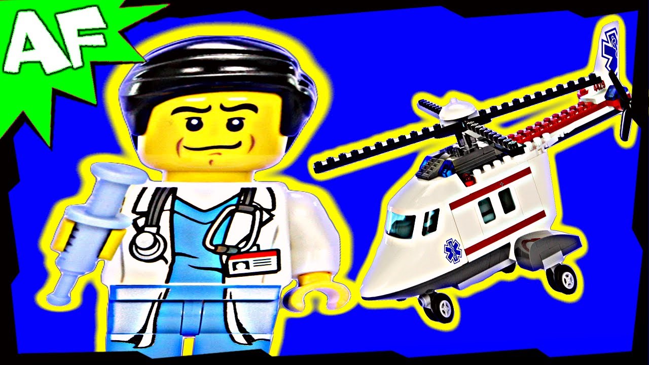 lego hospital helicopter