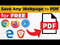 How to Save Any Webpage as PDF