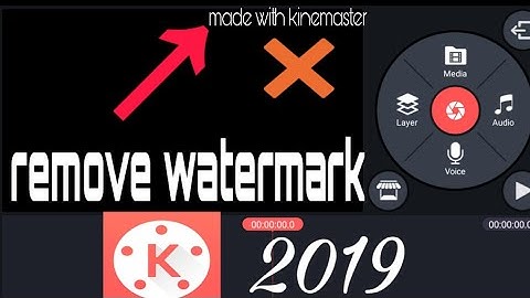 How to remove watermark in kinemaster || permanently 2019