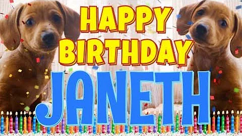 Happy Birthday Janeth! ( Funny Talking Dogs ) What Is Free On My Birthday