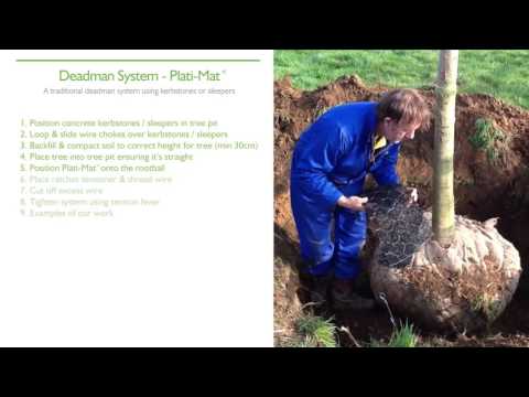 How To Install A Deadman In A Retaining Wall