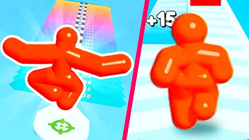 Tall Guys 3D vs Tall Man Run🧲Gameplay on iOS Android - Cool Run Games (4K)