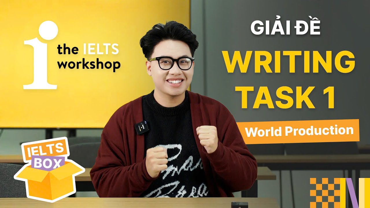 IELTS BOX EP 2: GIẢI ĐỀ IELTS WRITING TASK 1 - WORLD PRODUCTION