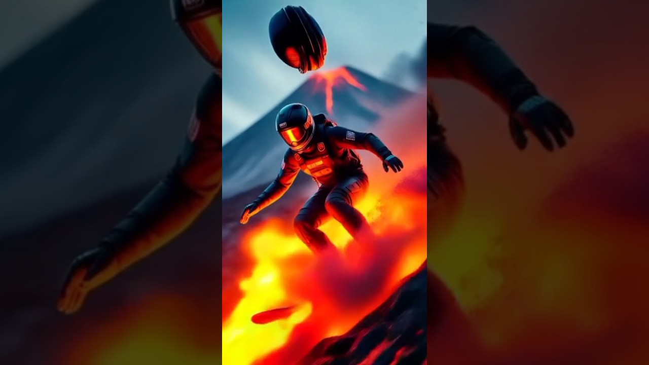 Insane Volcano Lava Boarding 🌋🔥 | Extreme Adventure Sports You’ve Never Seen Before! 