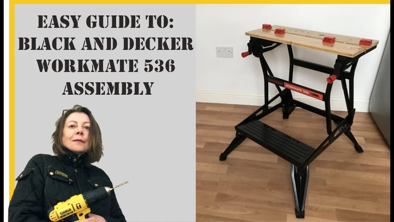 Step-by-step guide to assembling a Black and Decker Workmate 536 DIY Bench  