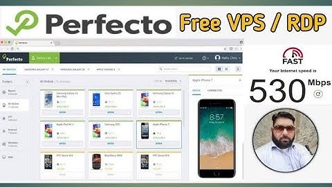 Perfecto Lab VPS || Mobile & PC Testing Lab || Web Browser Testing for Mobile || Mr Arif Baba