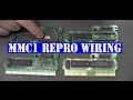NES MMC1 repro wiring using a donor cart pcb Nintendo reproduction
