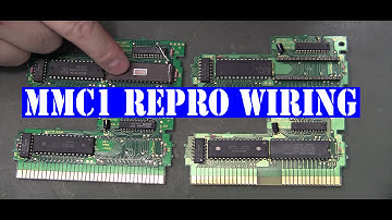 NES MMC1 repro wiring using a donor cart pcb Nintendo reproduction