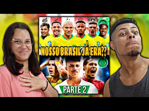 CASAL REACT 2 EM 1: CHEIA DE MARRA 2 /QUEM MERECE SER O CAMISA 9 DA SELEÇÃO?