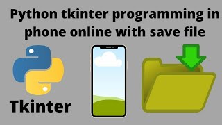 python tkinter in phone online | repl