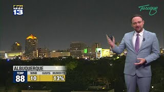 Moisture returns heading into next week