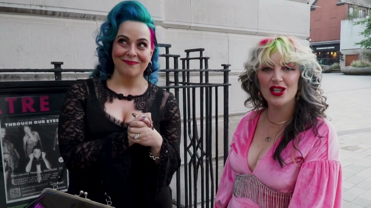 The Velvet Burlesque audience -  Niamh & Naz arriving at 