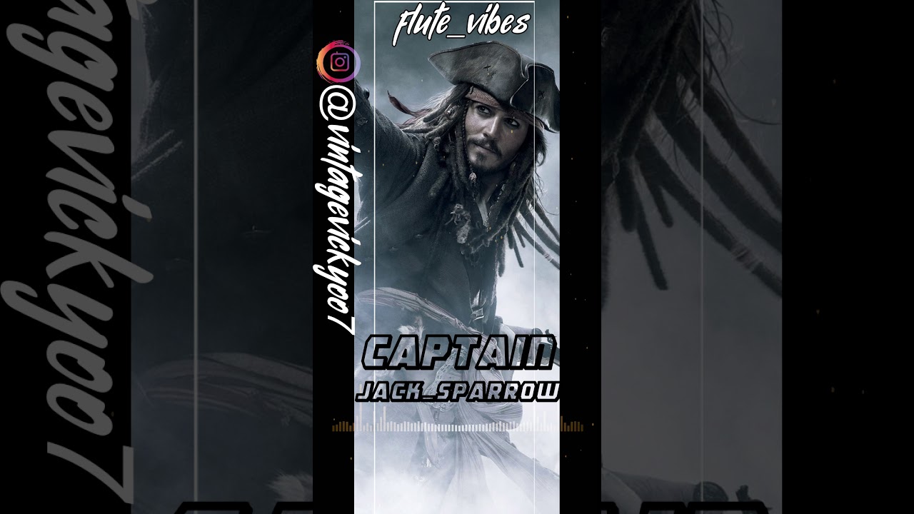 Jack Sparrow| Johnny Depp Status| Pirates Of The Carribean|Flute_vibes|2020