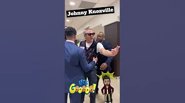 Johnny Knoxville and fan go at it!!￼#johnnyknoxville #wrestlemania38