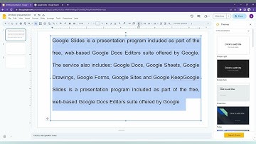 How to change line spacing in Google Slides